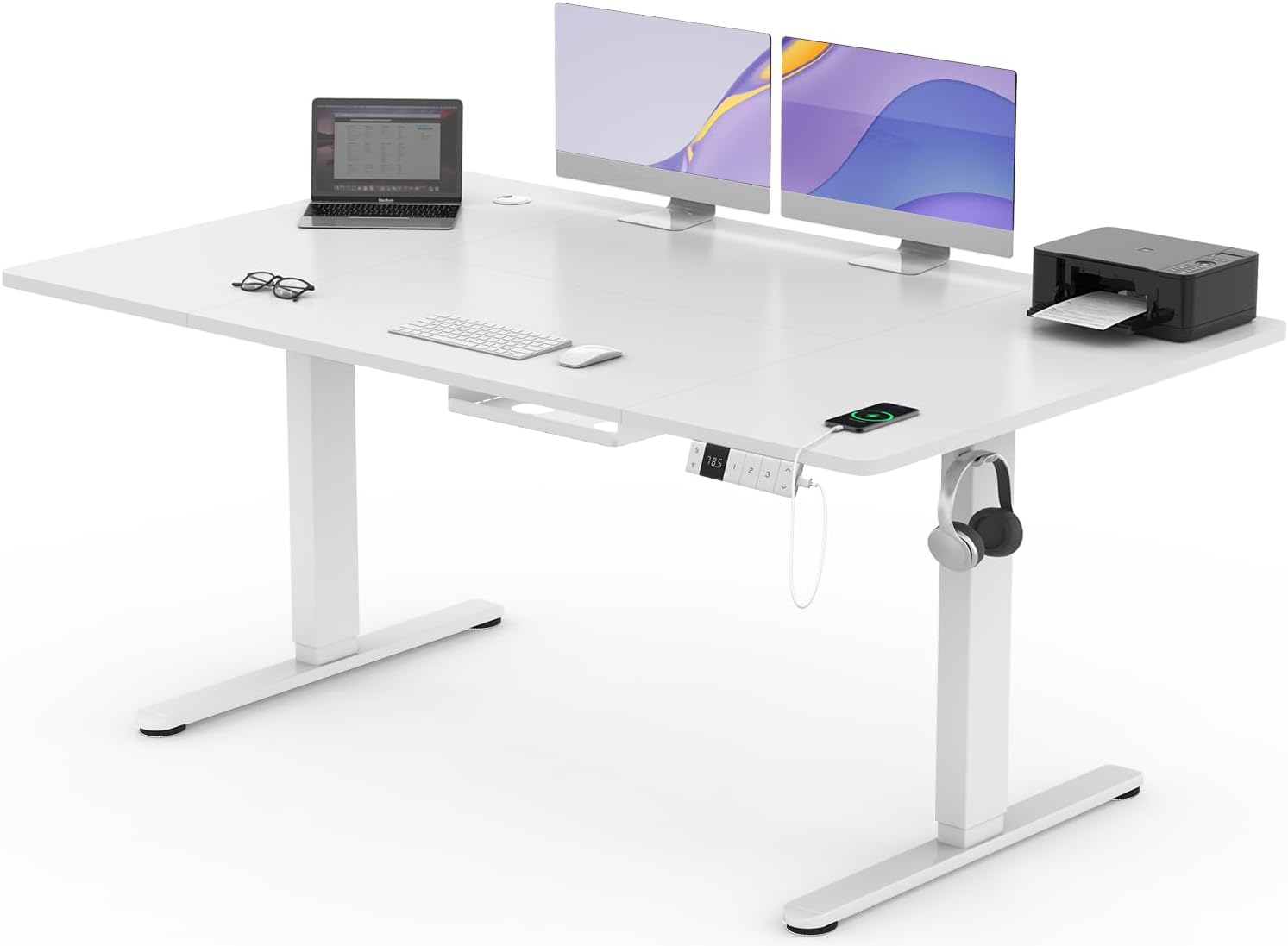 Devoko - Bureau Assis Debout Électrique 160×80cm