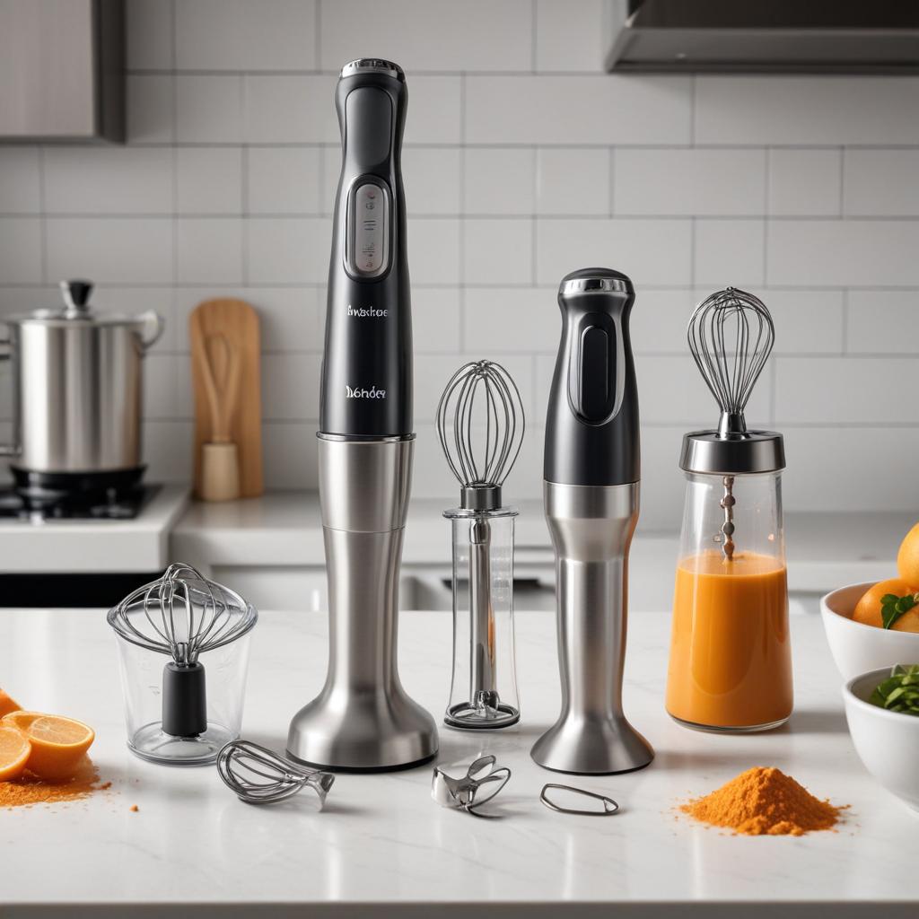 Les accessoires : comment le meilleur mixeur plongeant devient un vrai couteau suisse